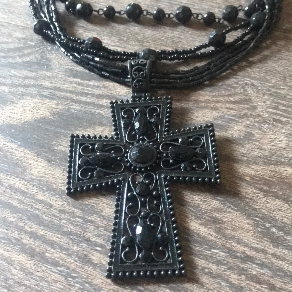 Large Cross Necklace